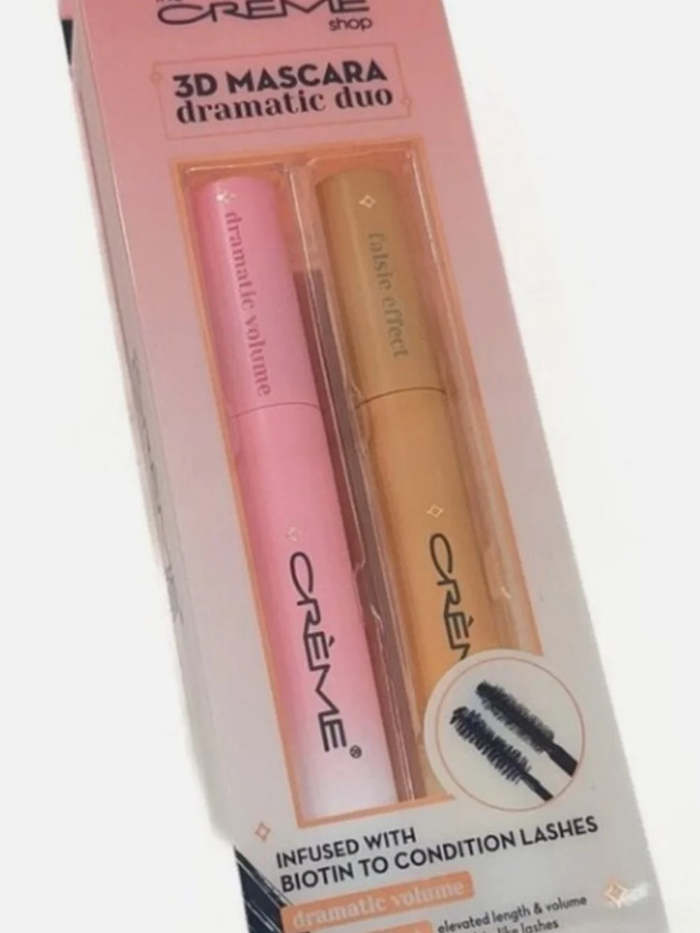 The Creme Shop dual mascara